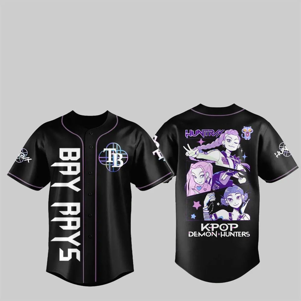 2025 Bay Rays KPop Demon Hunters Jersey Clothingus Diamond