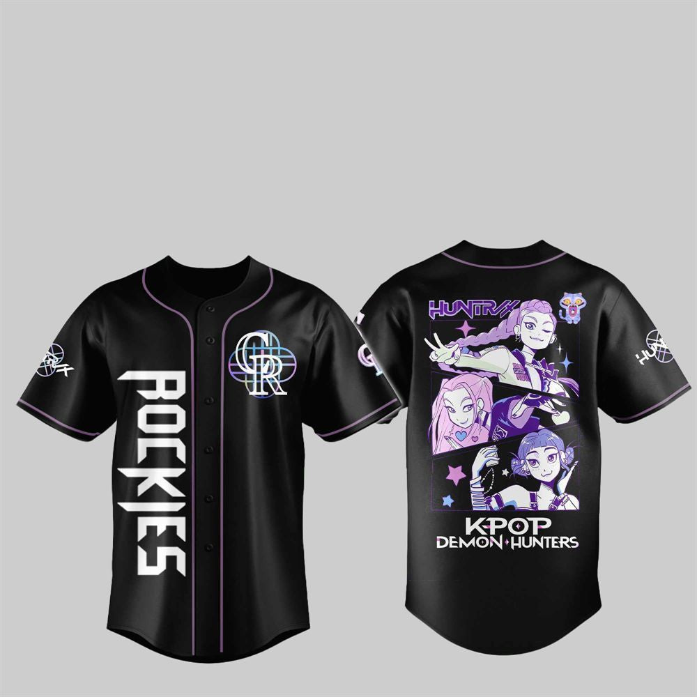 2025 Rockies KPop Demon Hunters Jersey Clothingus Diamond
