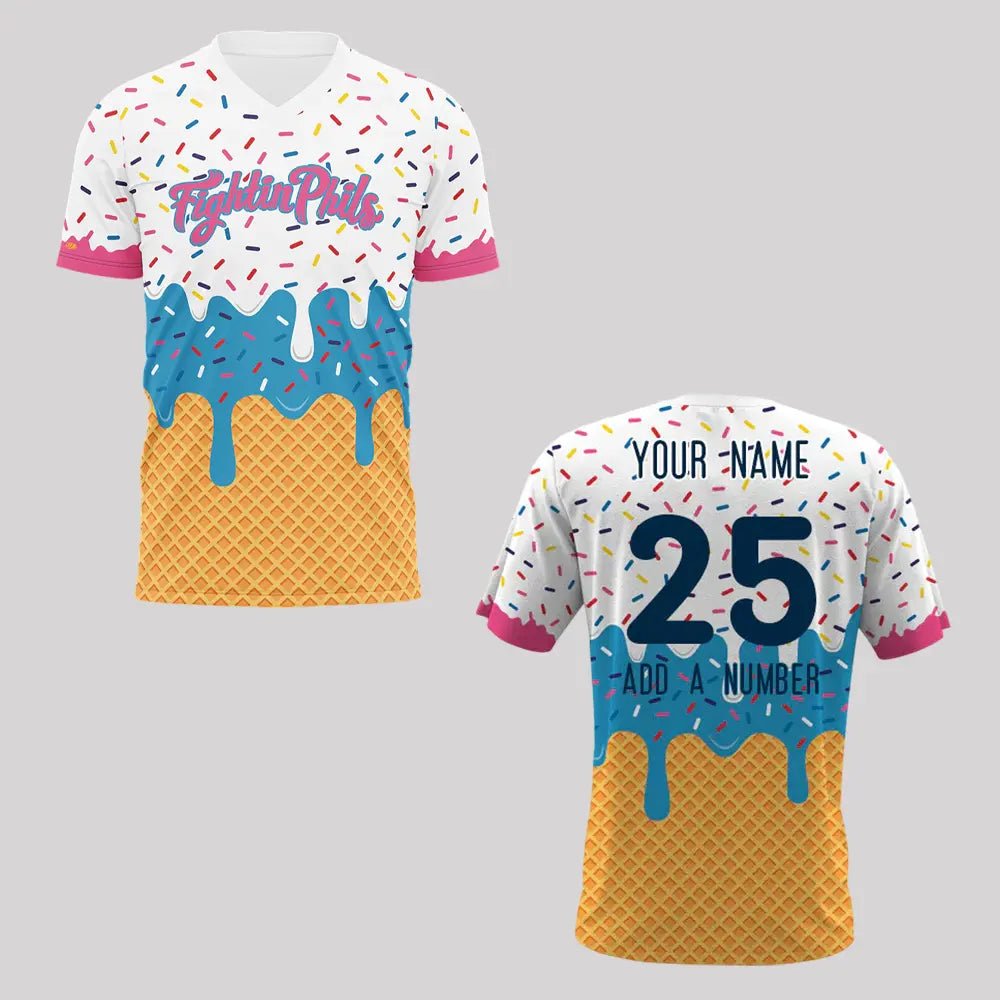 2025 Adult Fightin Phils Ice Cream Jersey Giveaway - Clothingus Diamond