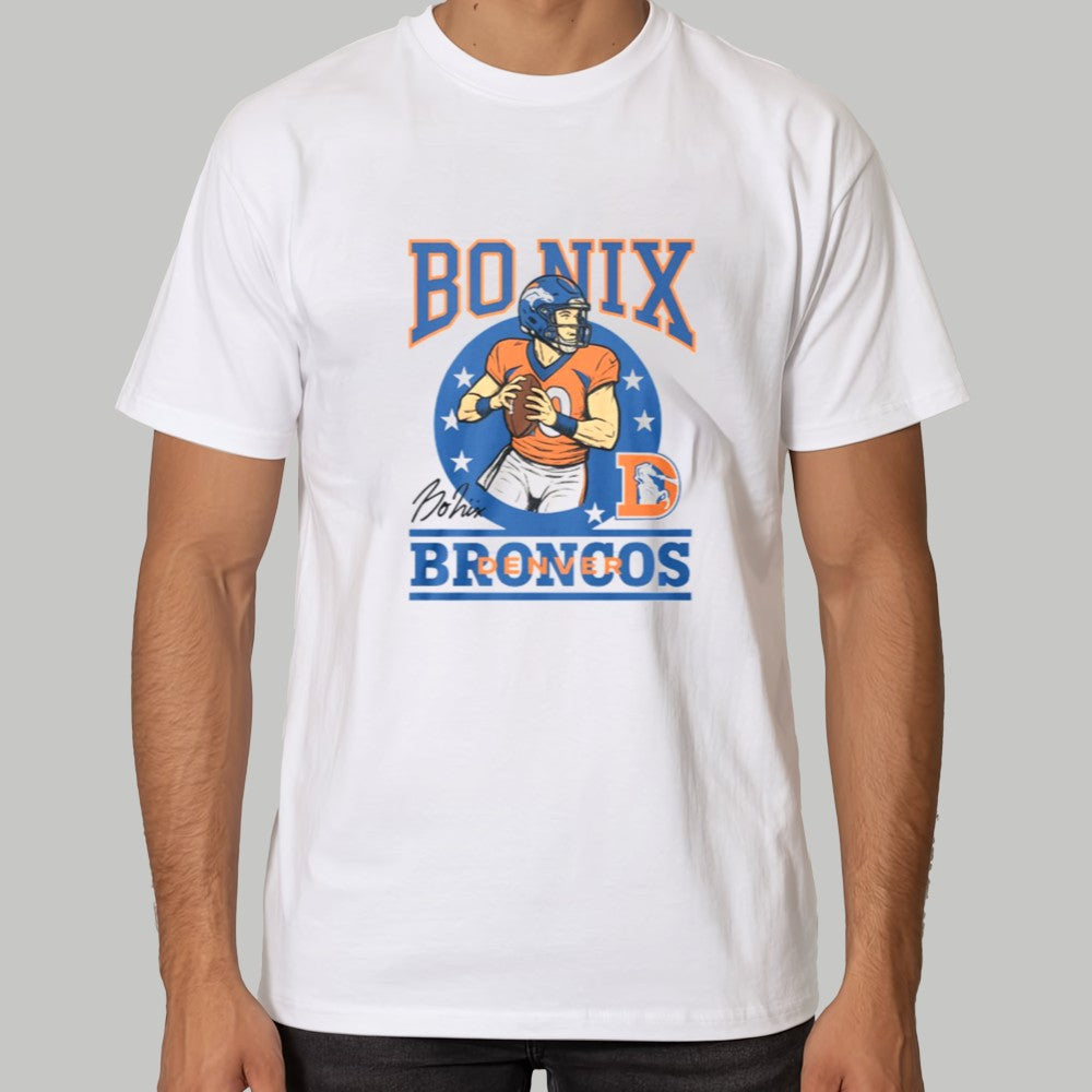 2025 Bo Nix Broncos Denver Shirt