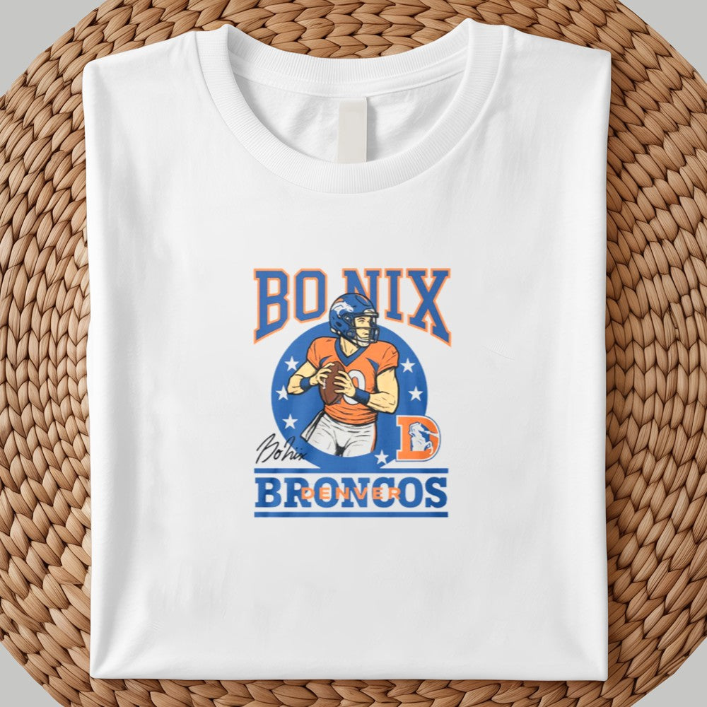 2025 Bo Nix Broncos Denver Shirt