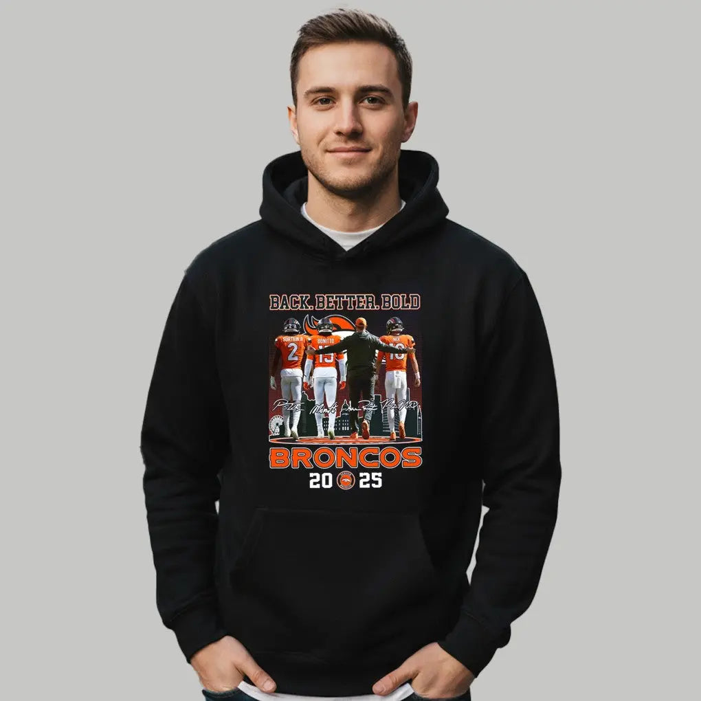 2025 Broncos Back Better Bold Shirt Clothingus Diamond