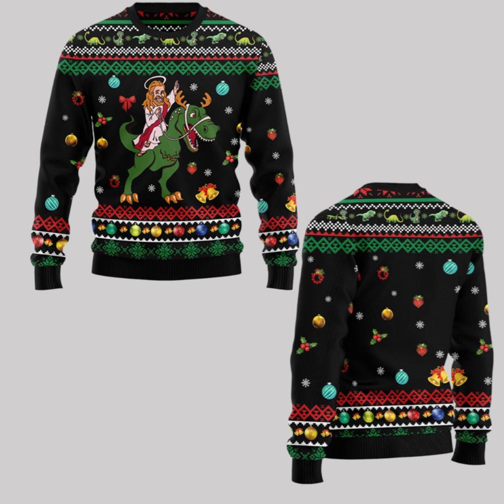 2025 Christmas Jesus Christmas Ugly Christmas Sweater
