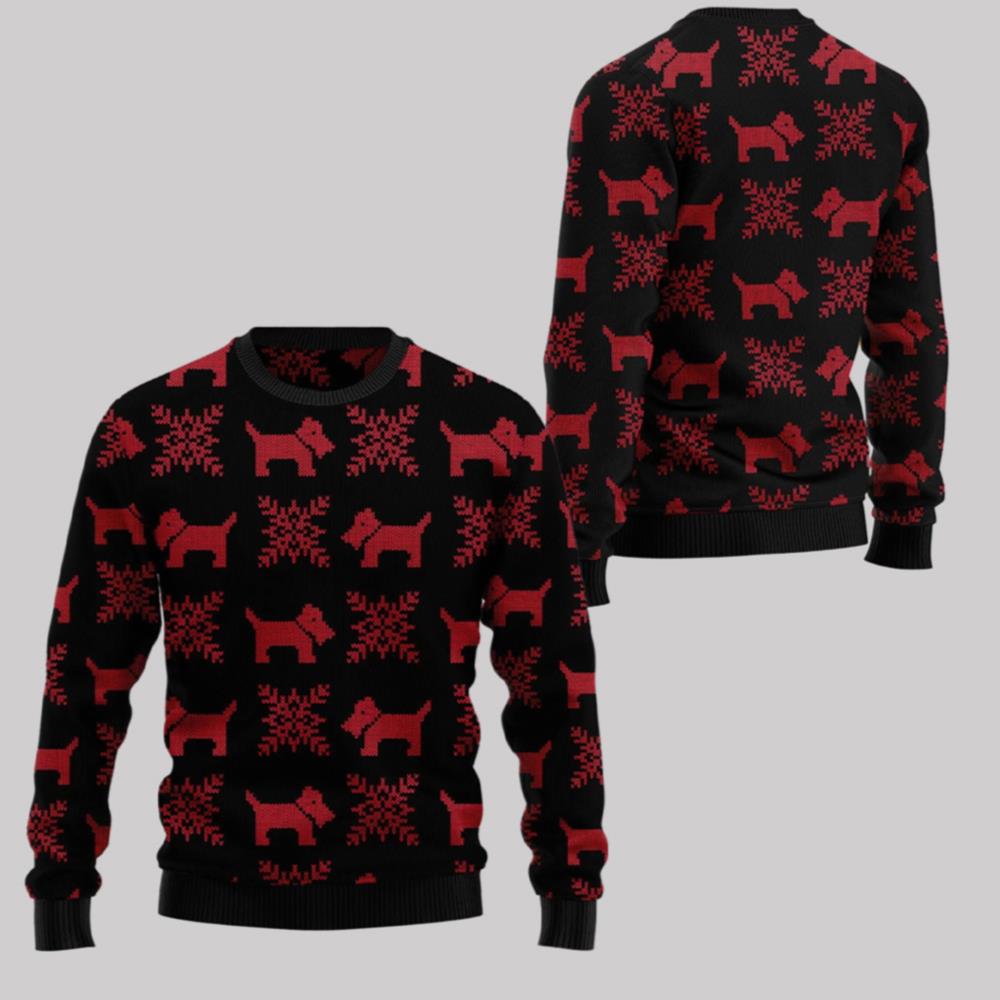 2025 Christmas Scottish Terrier Christmas Ugly Christmas Sweater