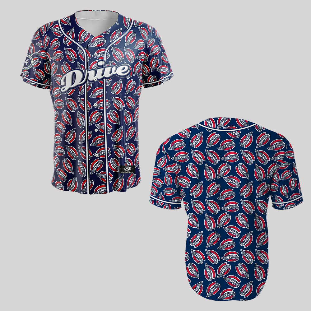 2025 Greenville Drive OT Sports Youth Navy Collage Jersey