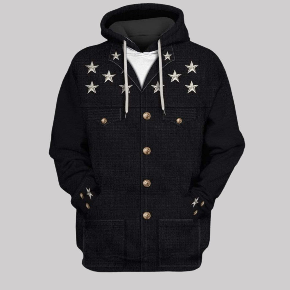 2025 Halloween Small Stars Costume Hoodie