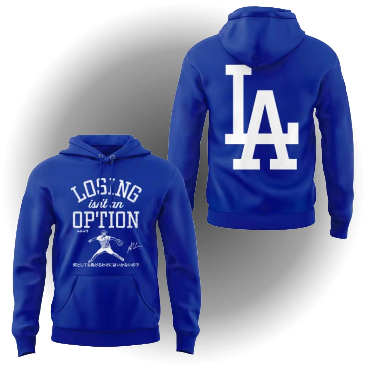 2025 LA Dodgers Losing Is Not An Option Hoodie - Clothingus Diamond
