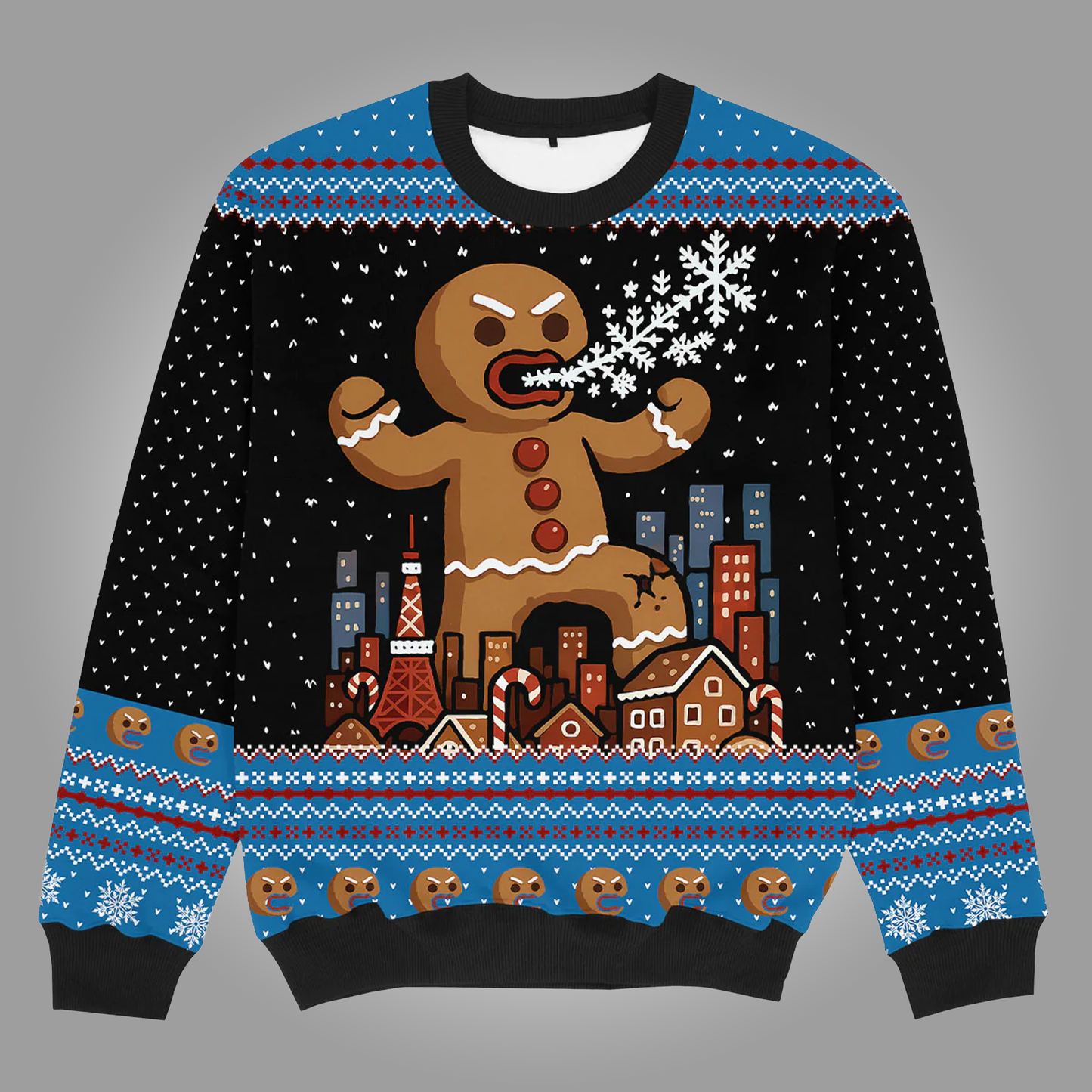 2025 Mad Gingerbread Christmas Ugly Sweater Clothingus Diamond
