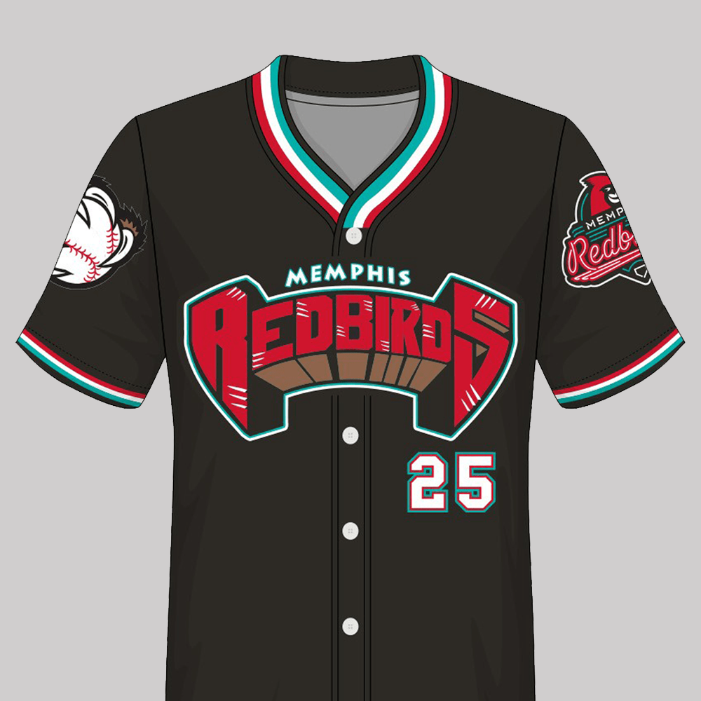 2025 Memphis Redbirds Giveaway Jersey
