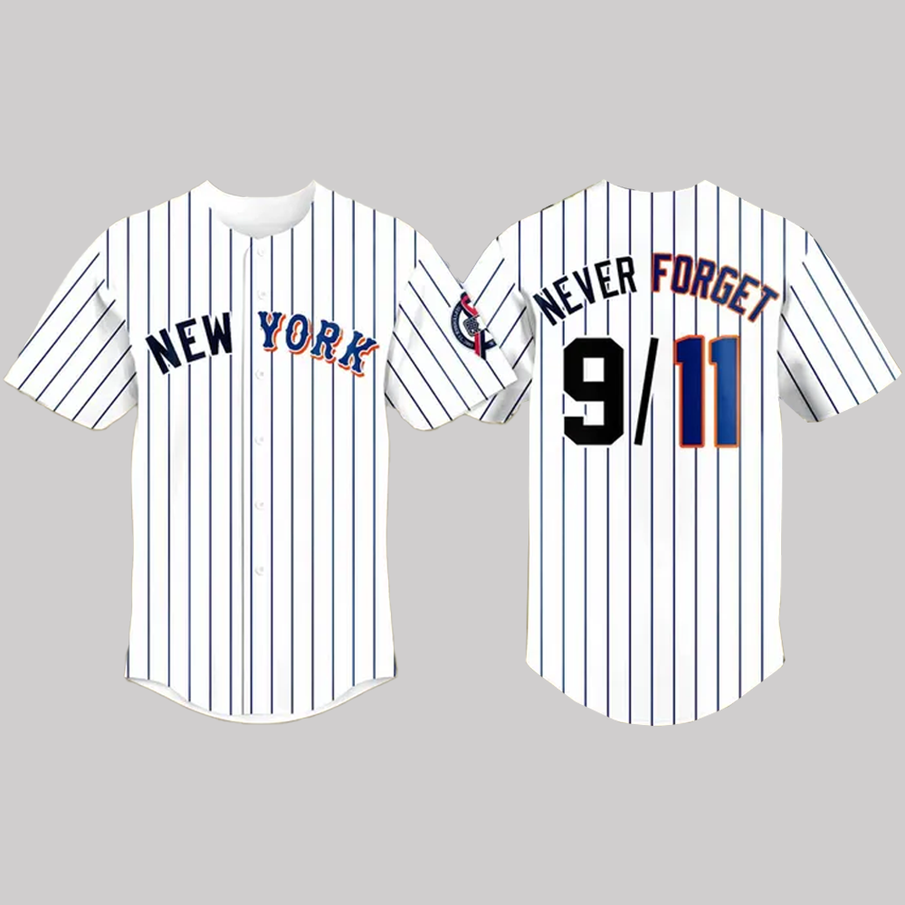 2025 New York Mets Never ForGet 9/11 Jersey