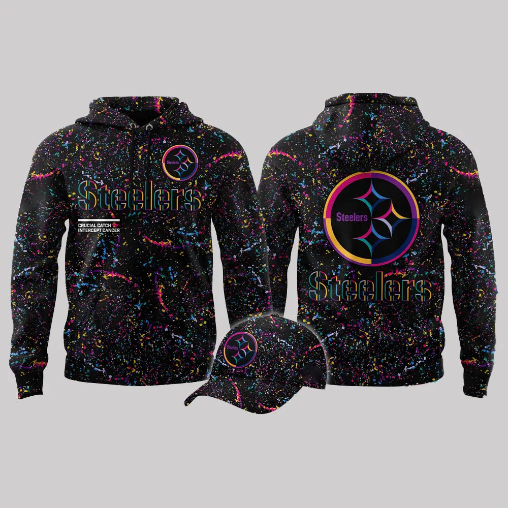 2025 Pittsburgh Steelers Catch Windbreaker Jacket - Clothingus Diamond