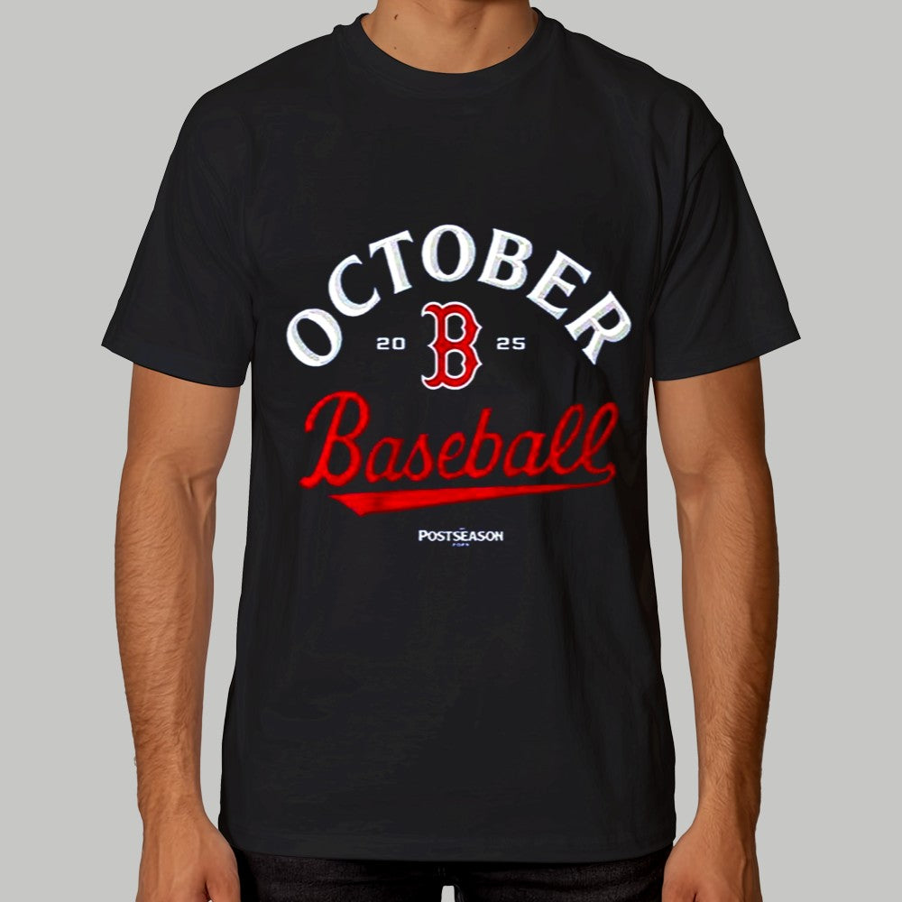 2025 Red Sox October Baseball Shirt