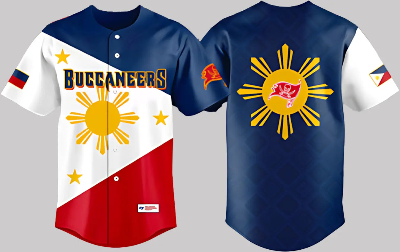2025 tampa buccaneers x baseball jerseys celebrate filipino heritage - Clothingus Diamond