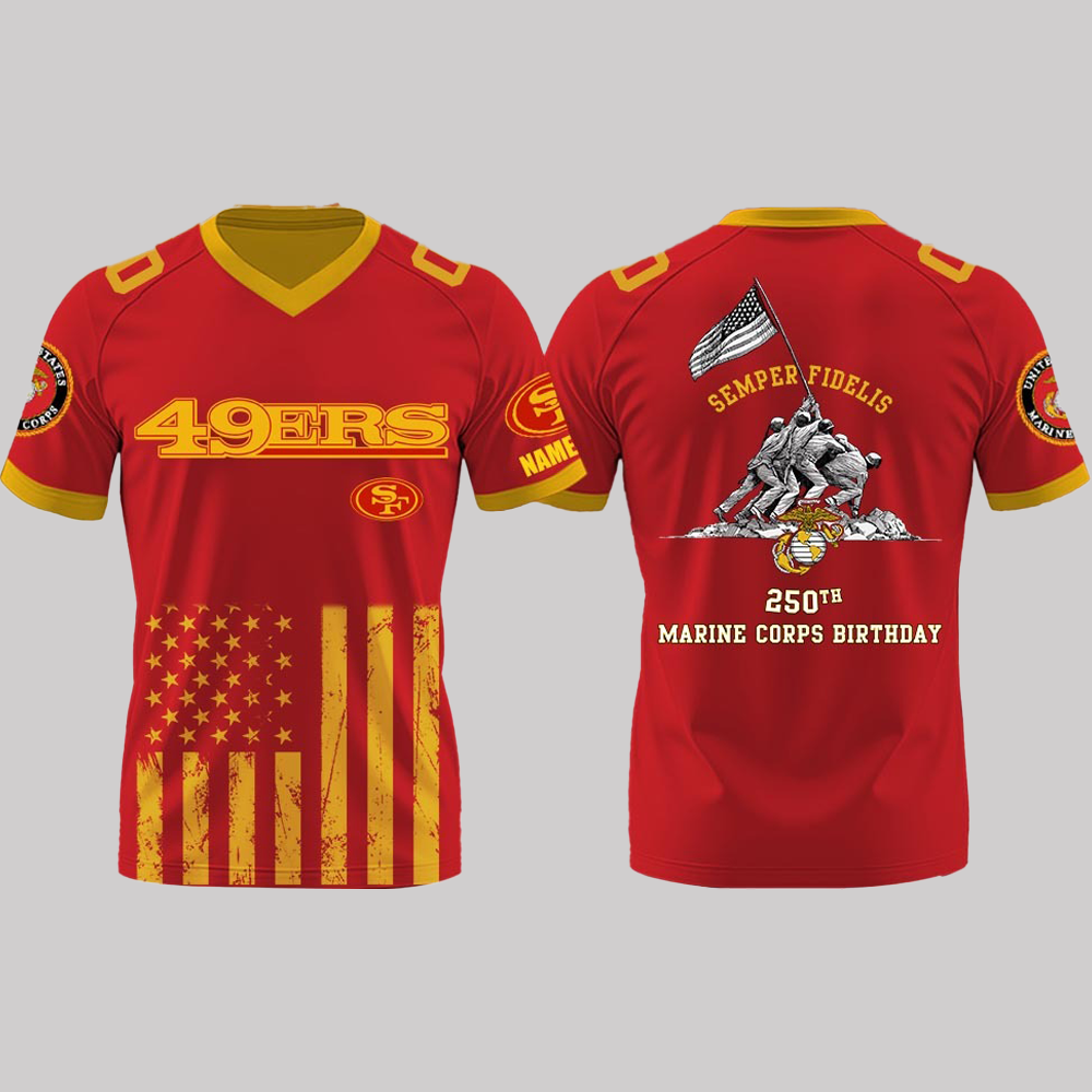 49 ERS 250TH Marine Corps Birthday Jersey 2025 Clothingus Diamond