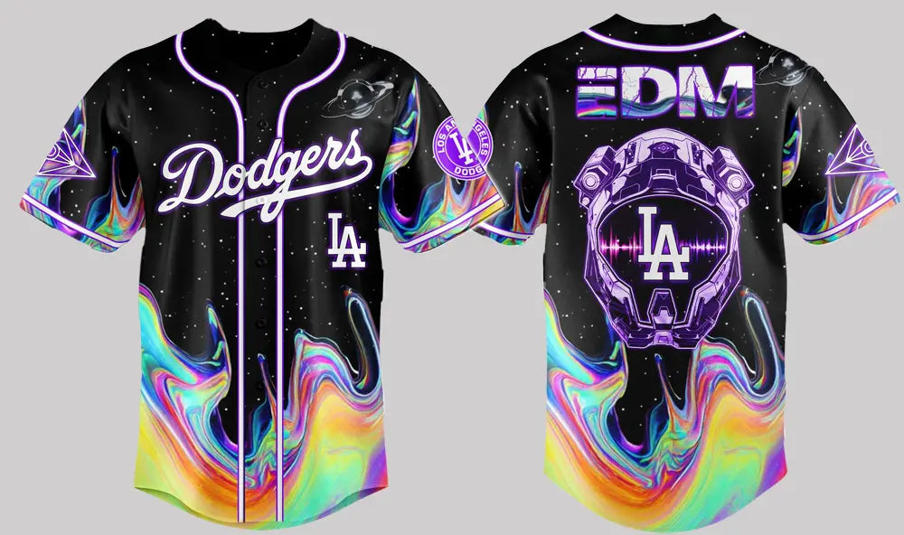 Dodgers EDM GIveaway jersey 2025 - Clothingus Diamond