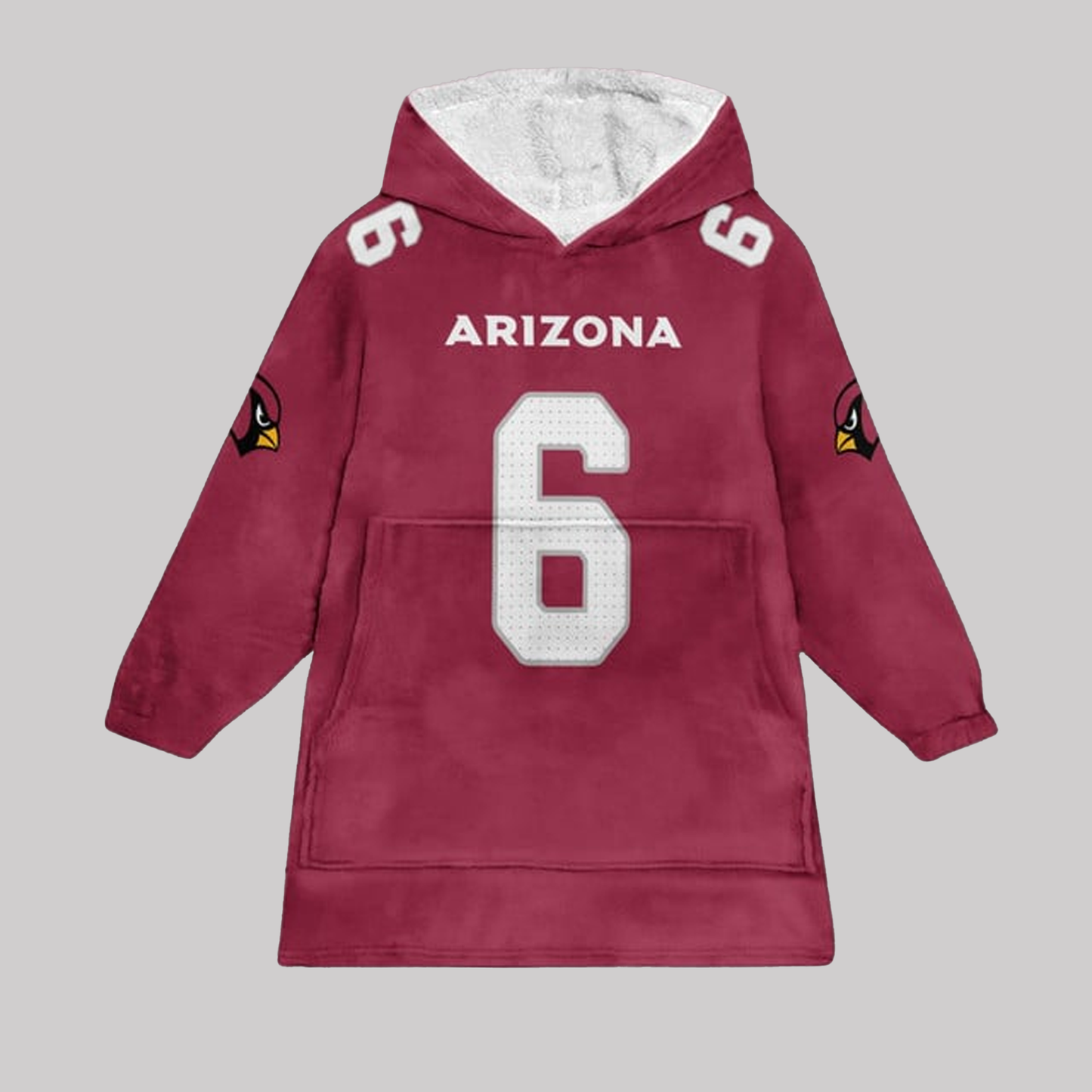 Adult 6 Arizona Football Unisex Blanket 2025 Hoodie