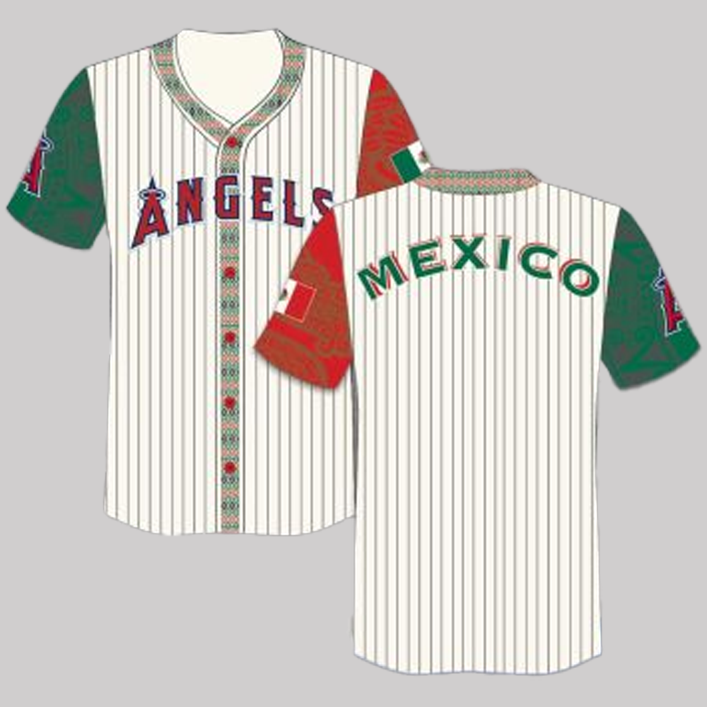 Angels Mexico Heritage Night Giveaway jersey 2025