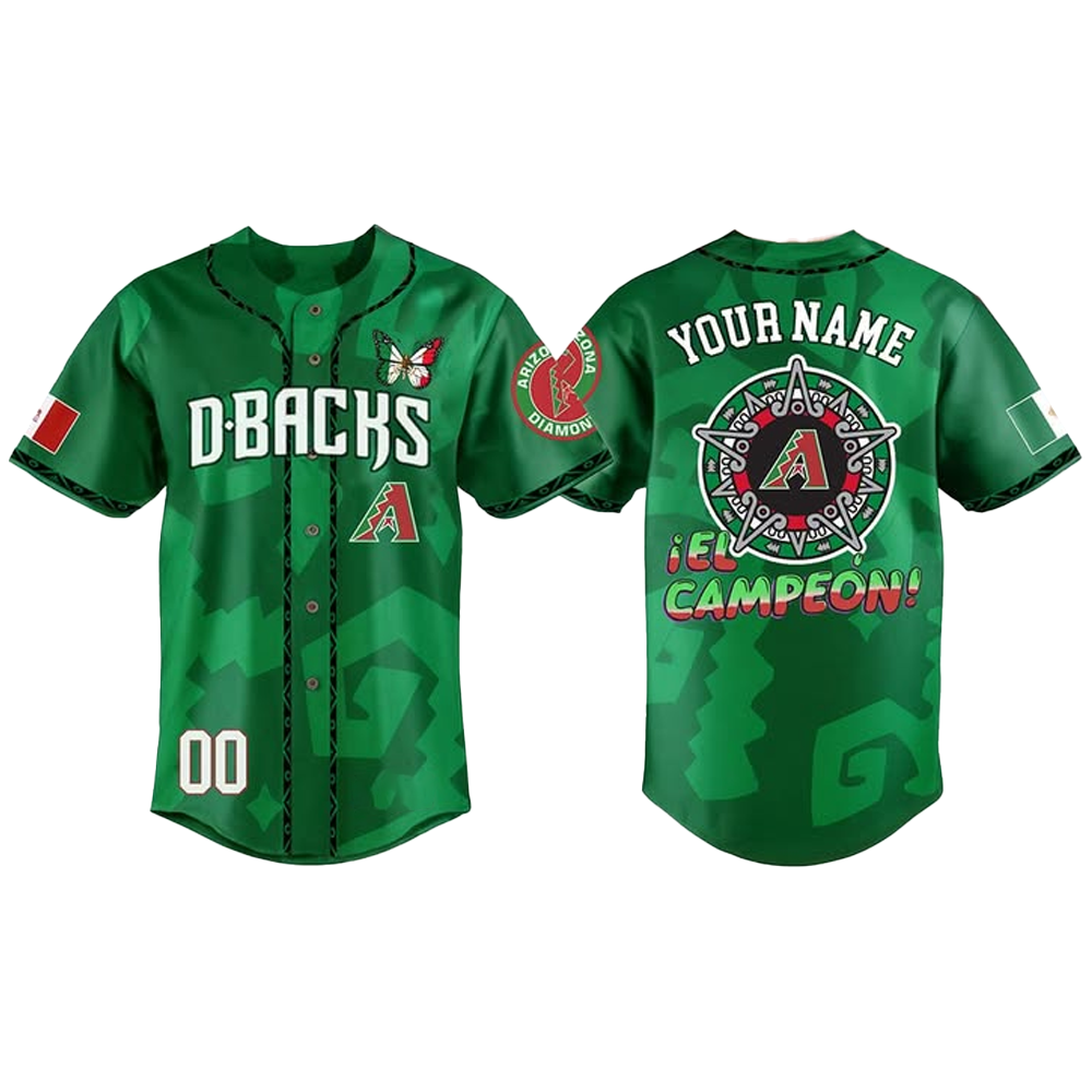 Arizona Diamondbacks Mexican Heritage Night Jersey 2025