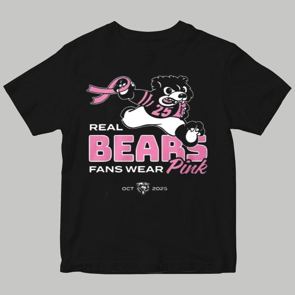 Ben Johnson REAL BEARS FANS WEAR Pink OCT 2025 Shirt