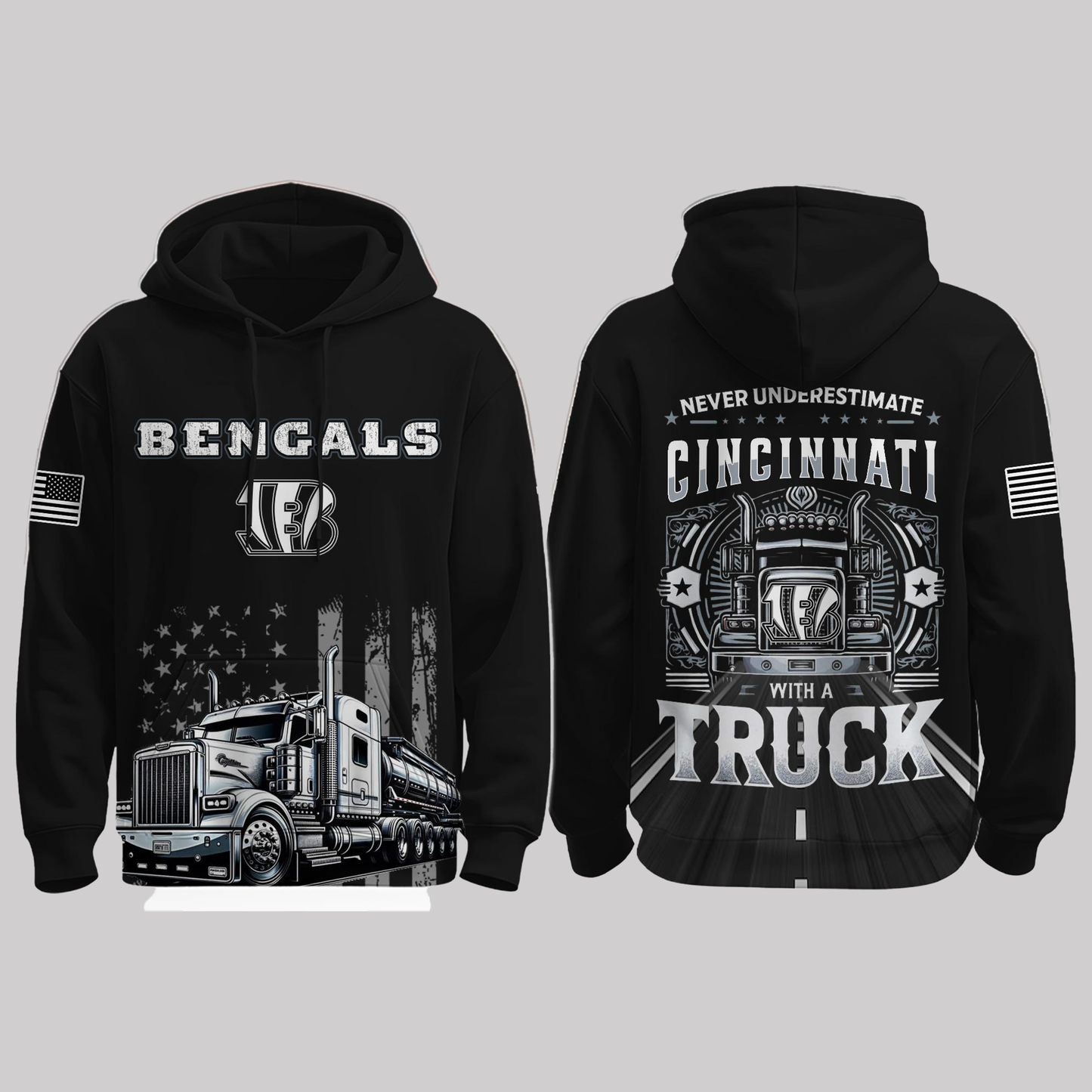 Bengals Truck Driver Appreciation Night Game 2025 Hoodie