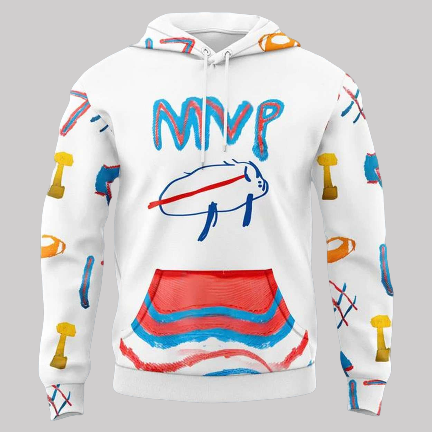 Bills Josh Allen 2025 Billustration Charlie Special Hoodie
