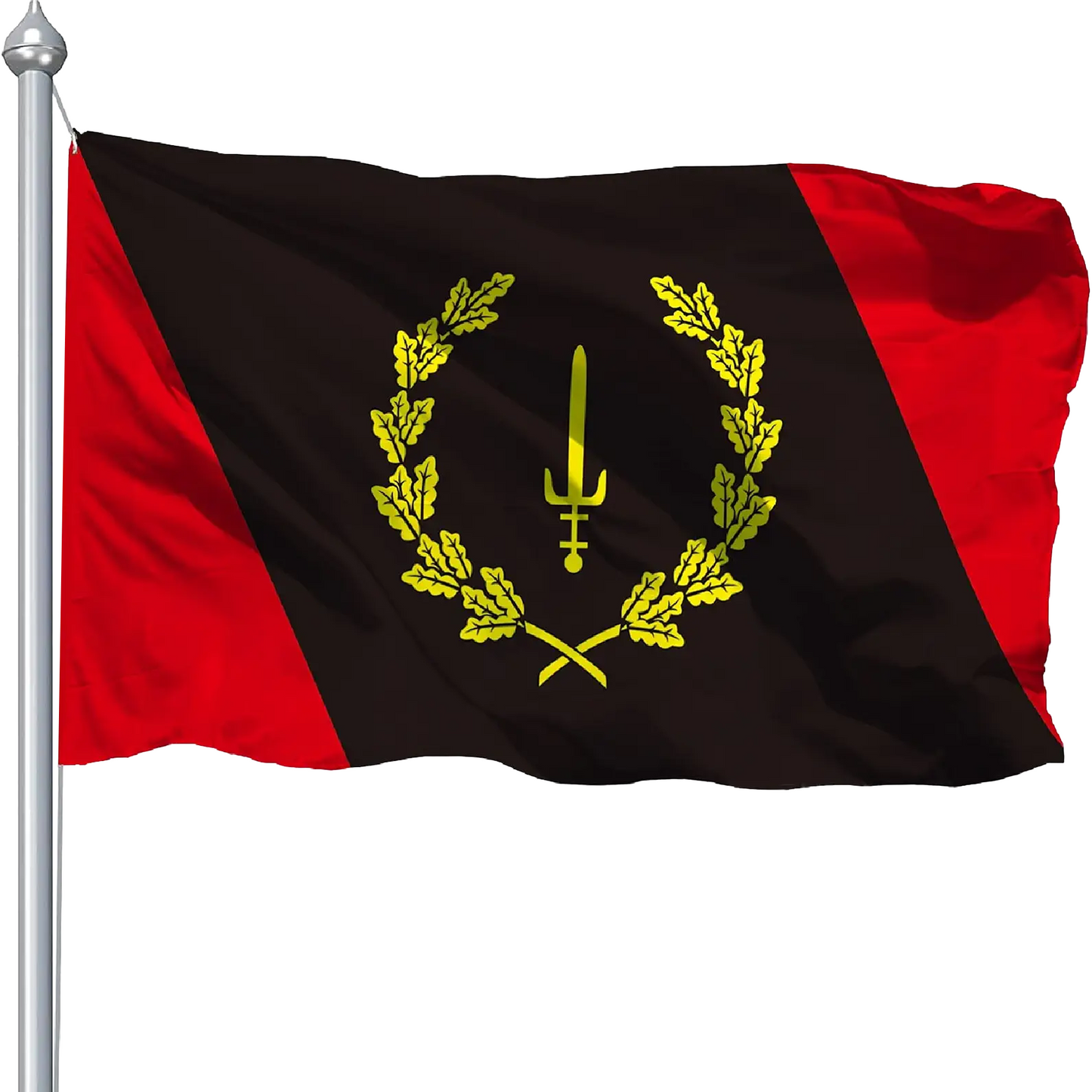 Black American Princess Heritage Flag