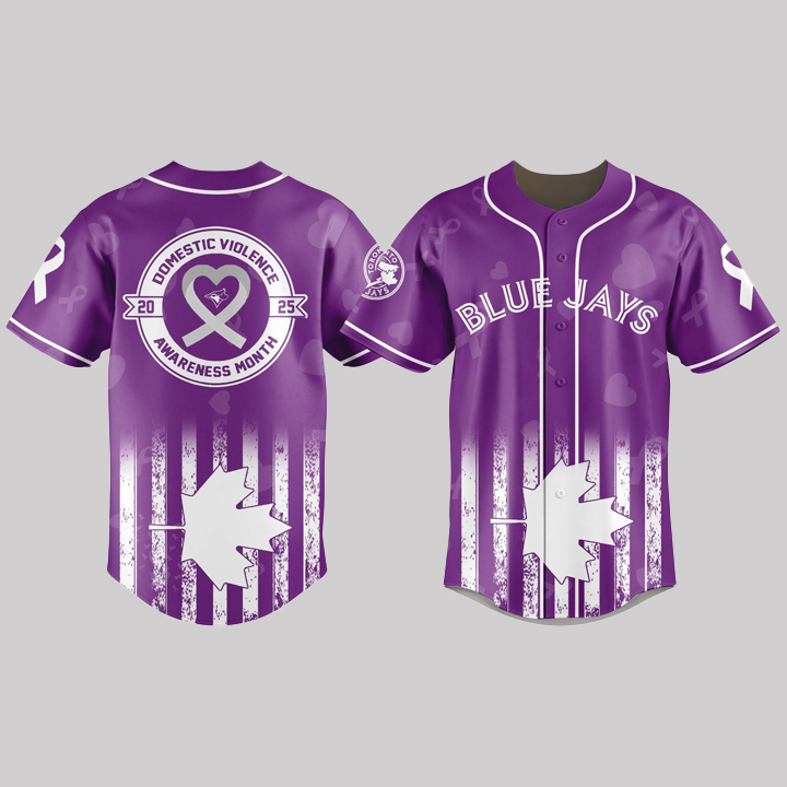 Blue Jays Domestic Violence Awareness Month Giveaway Jersey 2025