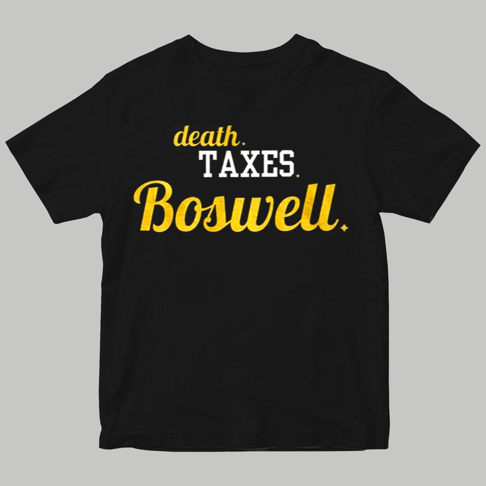 Boswell Guaran Pittsburgh Football Death Taxes Boswell Shirt