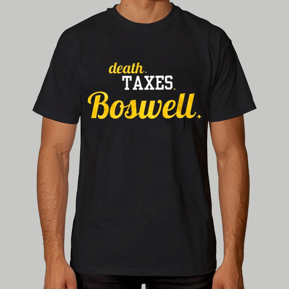 Boswell Guaran Pittsburgh Football Death Taxes Boswell Shirt