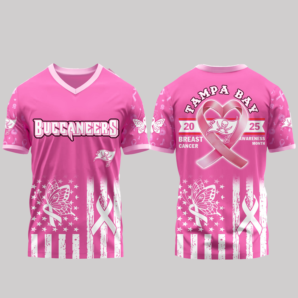 Buccaneers Tampa Bay Breast Cancer Awareness Month Jersey 2025