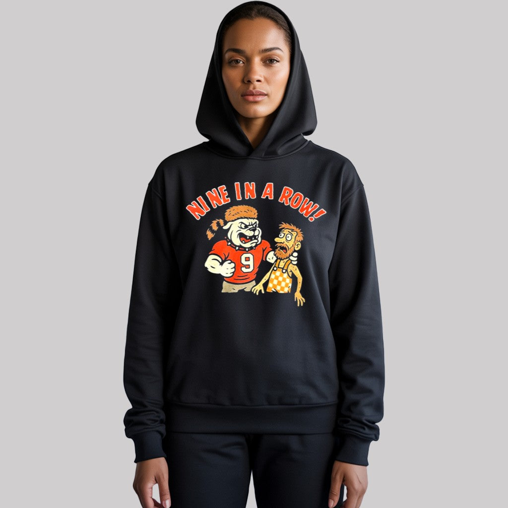 Bullsdog Nine In A Row Dawgs On Top Good Ole Rocky Flop Shirt
