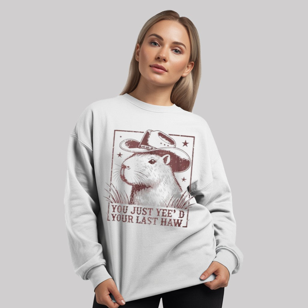 Capybara You Just Yee'd Your Last Haw Shirt
