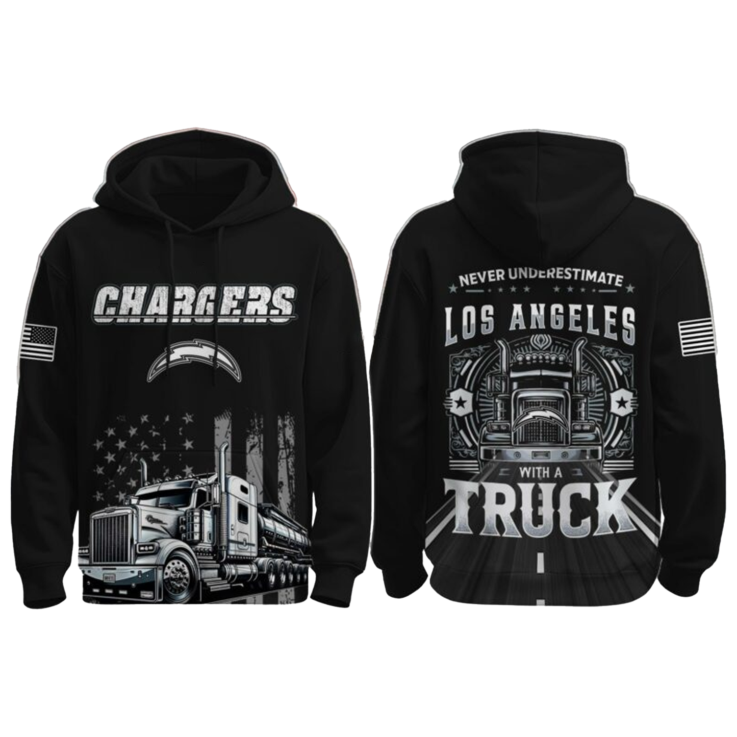 Chargers Truck Driver Appreciation Night Game 2025 Hoodie