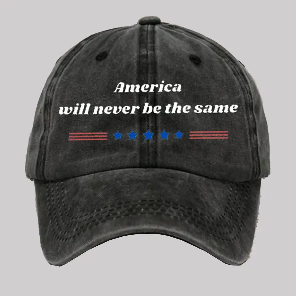 Charlie Kirk American Will Never Be The Same Hat - Clothingus Diamond