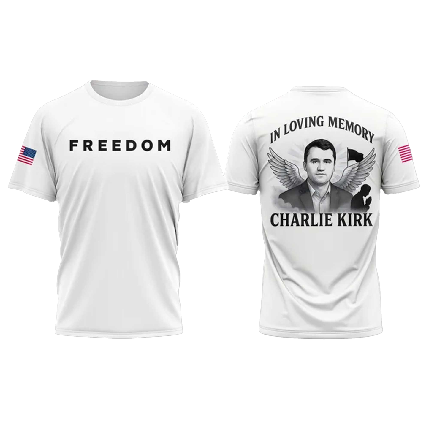 Charlie Kirk Freedom In Loving Memory Shirt