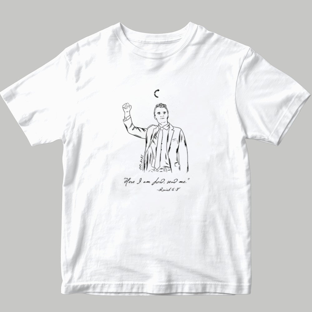 Charlie Kirk Here I Am Lord Send Me Shirt