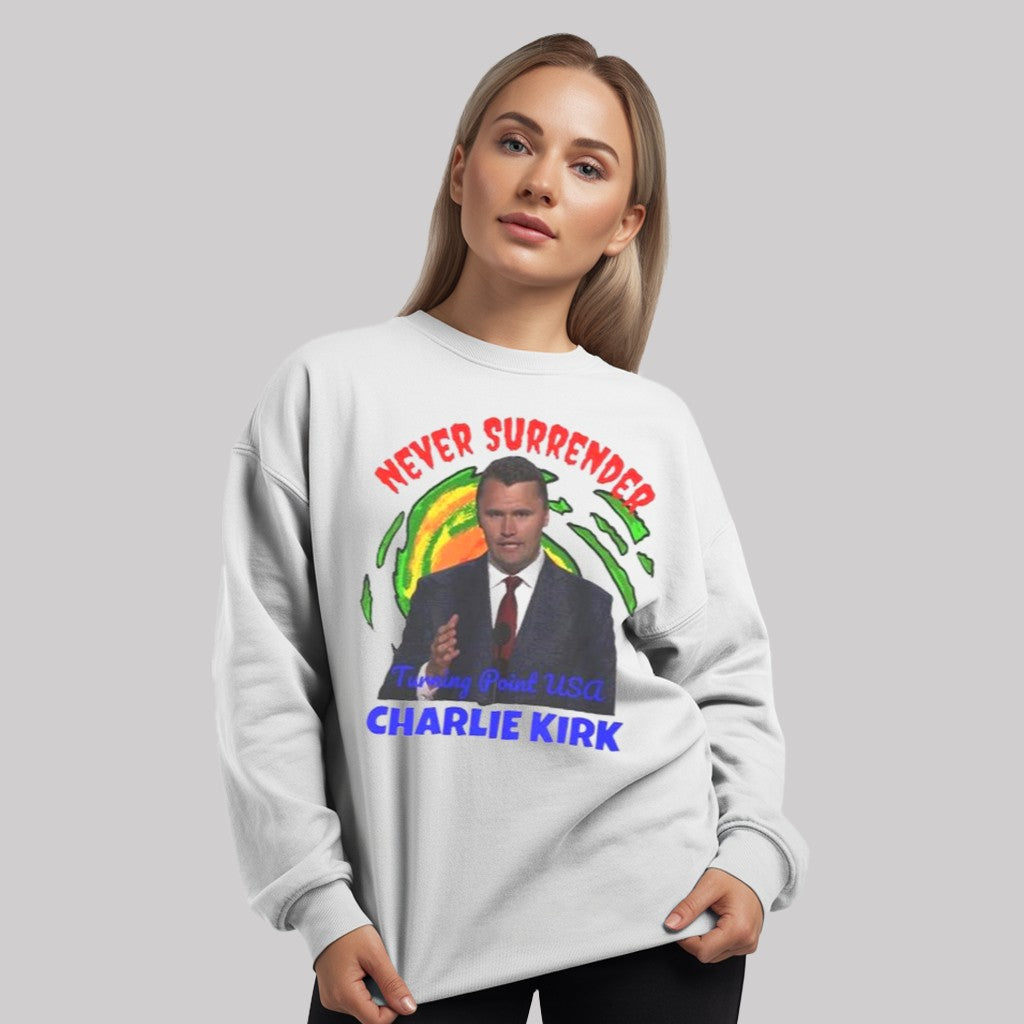 Charlie Kirk Never Surrender RIP T-Shirt