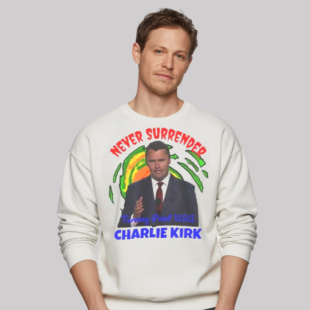 Charlie Kirk Never Surrender RIP T-Shirt
