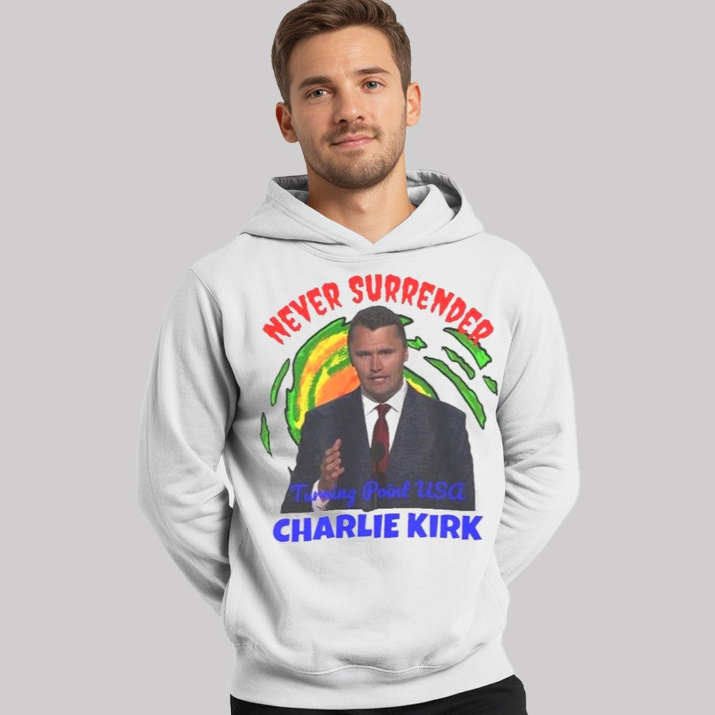 Charlie Kirk Never Surrender RIP T-Shirt