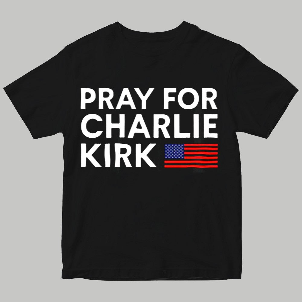 Charlie Kirk Pray For America Shirt