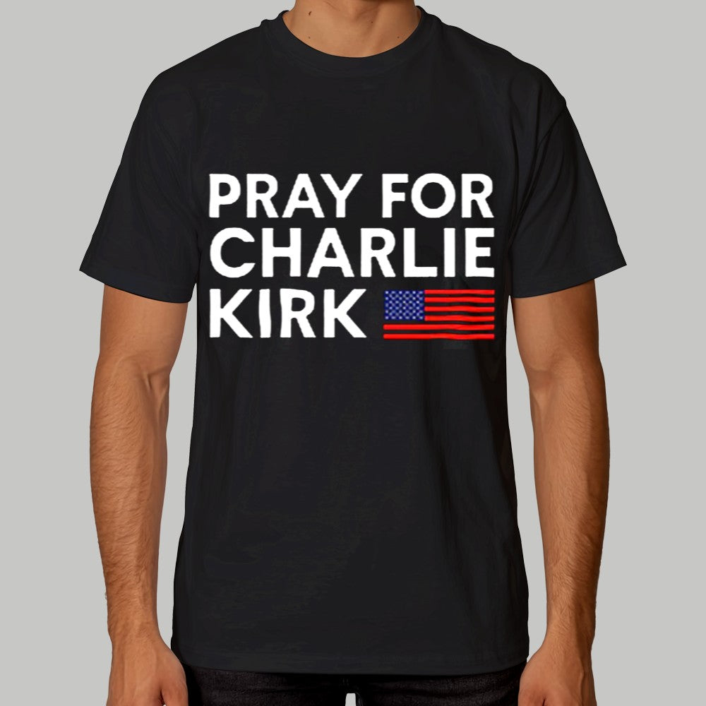 Charlie Kirk Pray For America Shirt