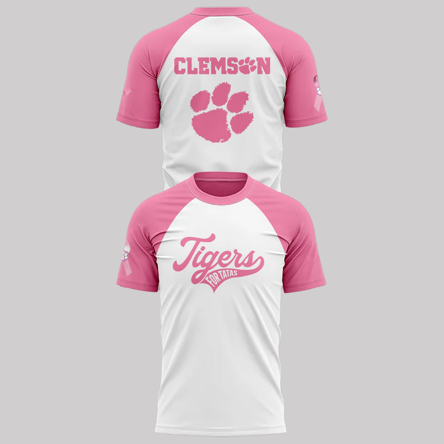 Clemson Tigers For Tatas Football Prevents Breast Cancer 2025 Hoodie