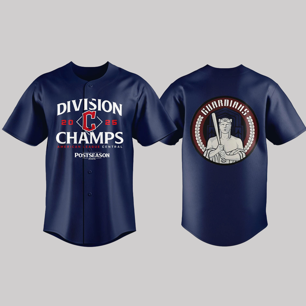 Cleveland Guardians Fanatics Division Champs American League Central 2025 Jersey