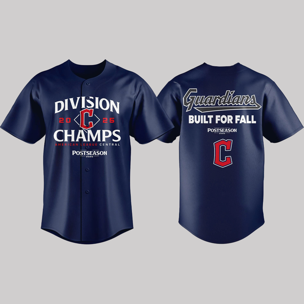Cleveland Guardians Fanatics Division Champs American League Central 2025 Jersey