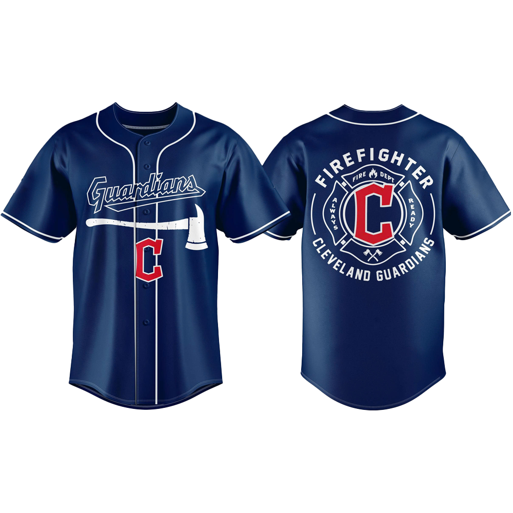 Cleveland Guardians Firefighter Application 2025 Jersey
