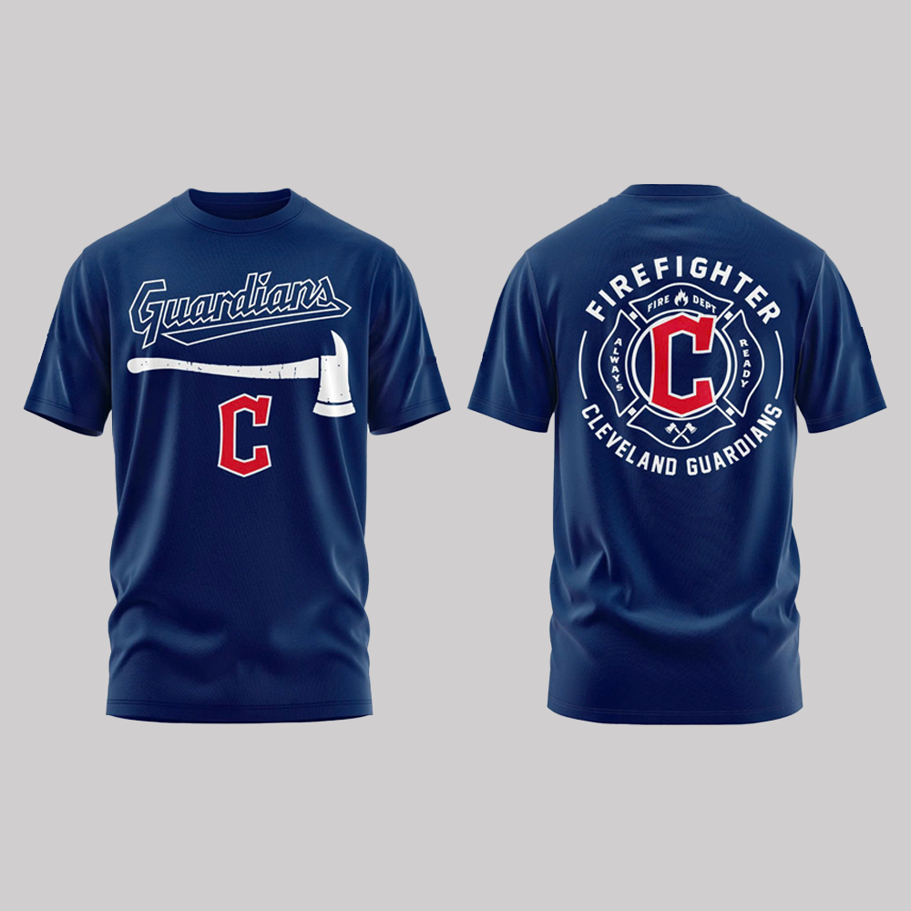 Cleveland Guardians Firefighter Application 2025 Shirt