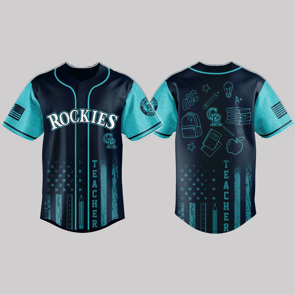Colorado Rockies Baseball x Teacher Appreciation Special Giveaway Jersey 2025