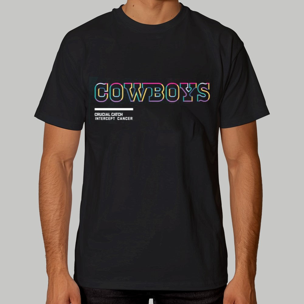 Crucial Catch Intercept Cancer 2025 Cowboys Shirt