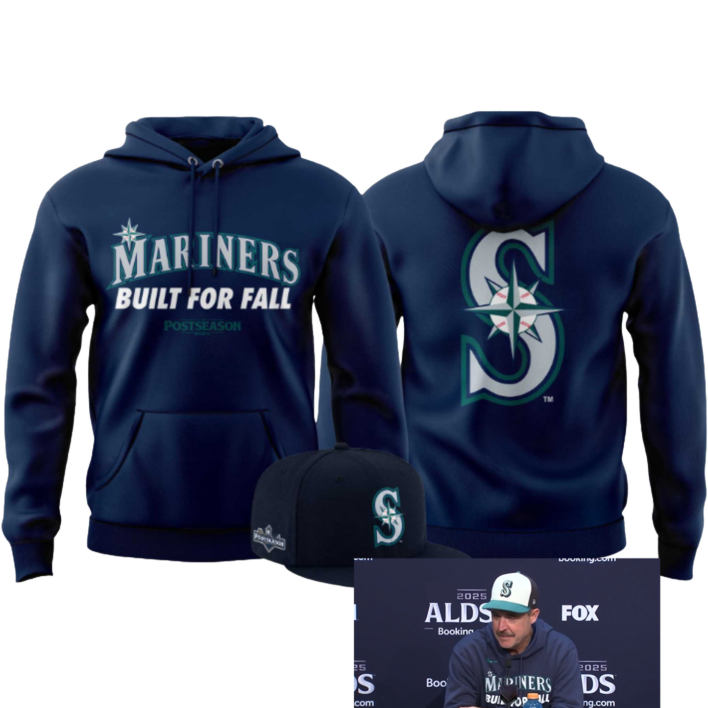 Dan Wilson Mariners Built For Fall Postseason 2025 Hoodie
