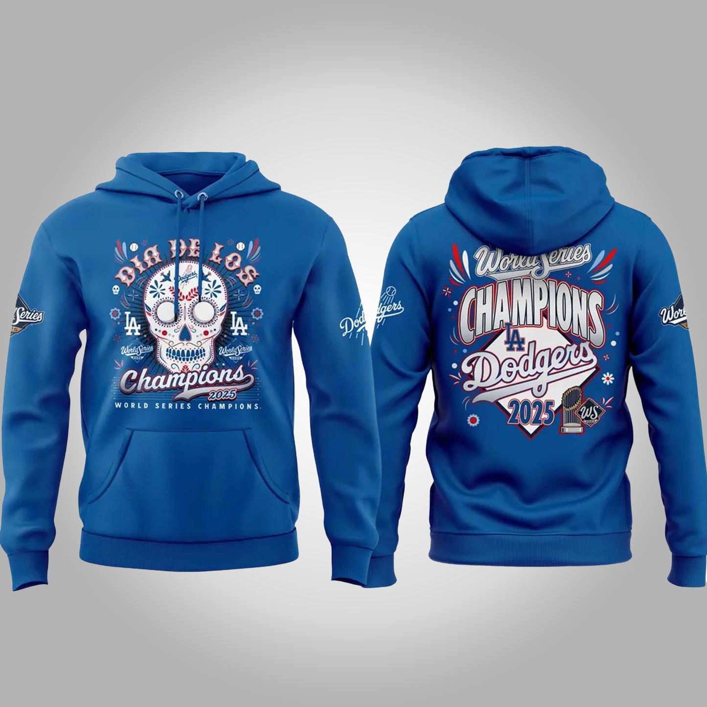 Dodgers Dia De Los World Series Champions 2025 Hoodie - Clothingus Diamond